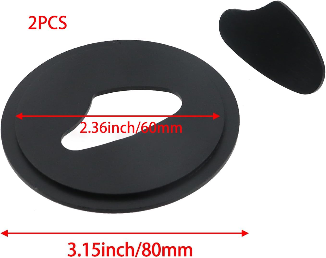 2Pcs Dia 3.15" Stainless Steel Candle Cover Black Cloud Shaped Candle Jar Lid