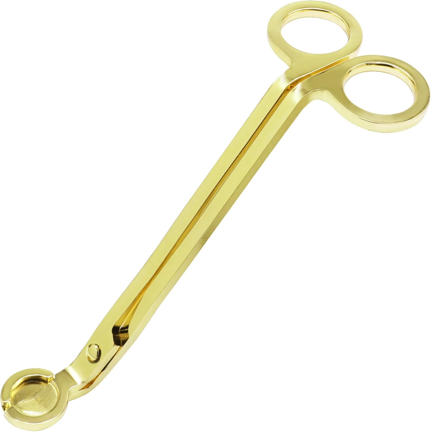 Candle Wick Trimmer, Stainless Steel Candle Wick Clipper Wick Cutter Scissor, Gold