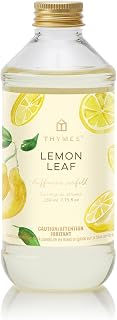 Thymes Reed Diffuser Oil Refill – Fragrance Oil for Diffuser Refill – Flameless Home Fragrance – Home Luxury Scents with Notes of Lemon Verbena, Lily of the Valley & Bergamot (Lemon Leaf, 7.75 fl oz)