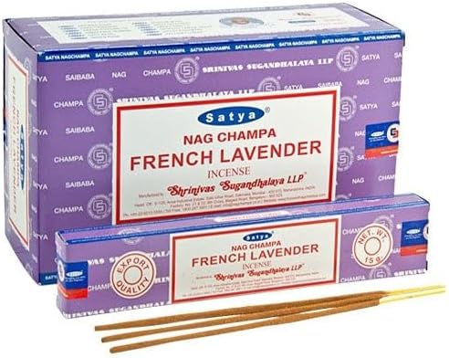 Satya Premium Incense Sticks Assorted Set, 12 Packs, 180 Sticks, for Meditation, Aromatherapy, Yoga