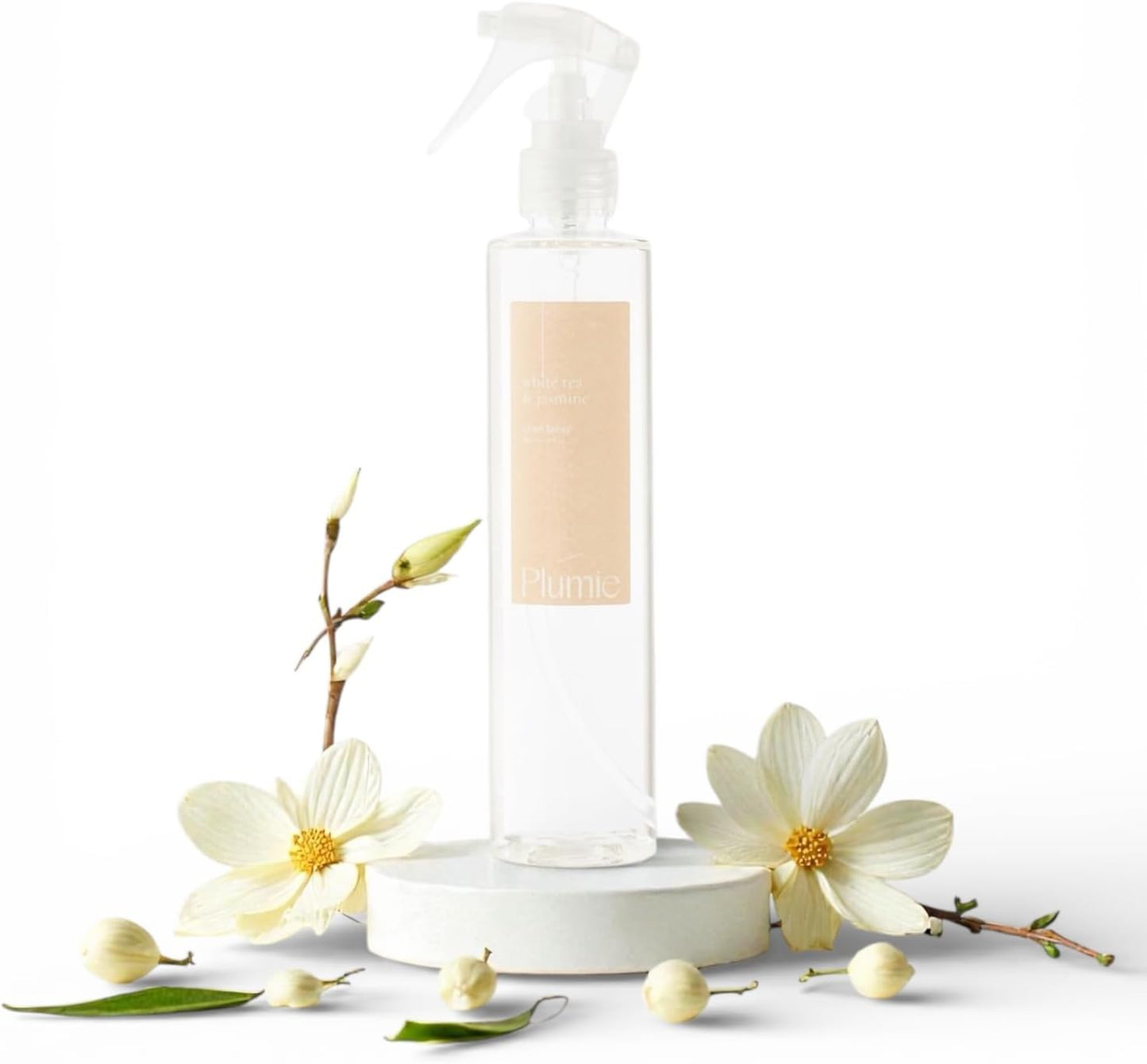 Linen Spray - 9 Fl oz - White Tea & Jasmine Scent - Fabric Freshener - Odor Eliminator - Soothing Linen Mist - Refreshing Fragrance - Perfect for Bedding and Upholstery