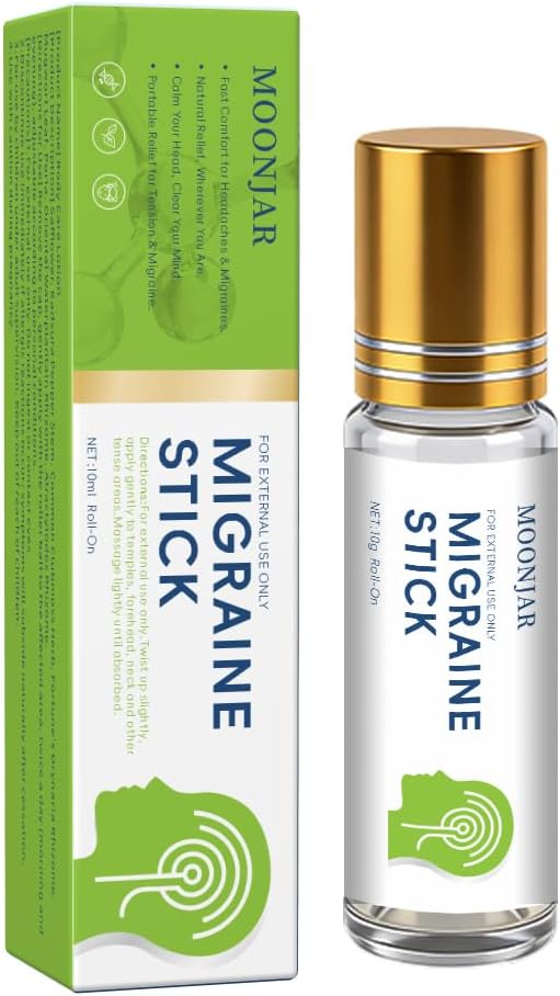 Comfort Stick, Migraine and Headache Essential Oil Roll-On - Peppermint Lavender