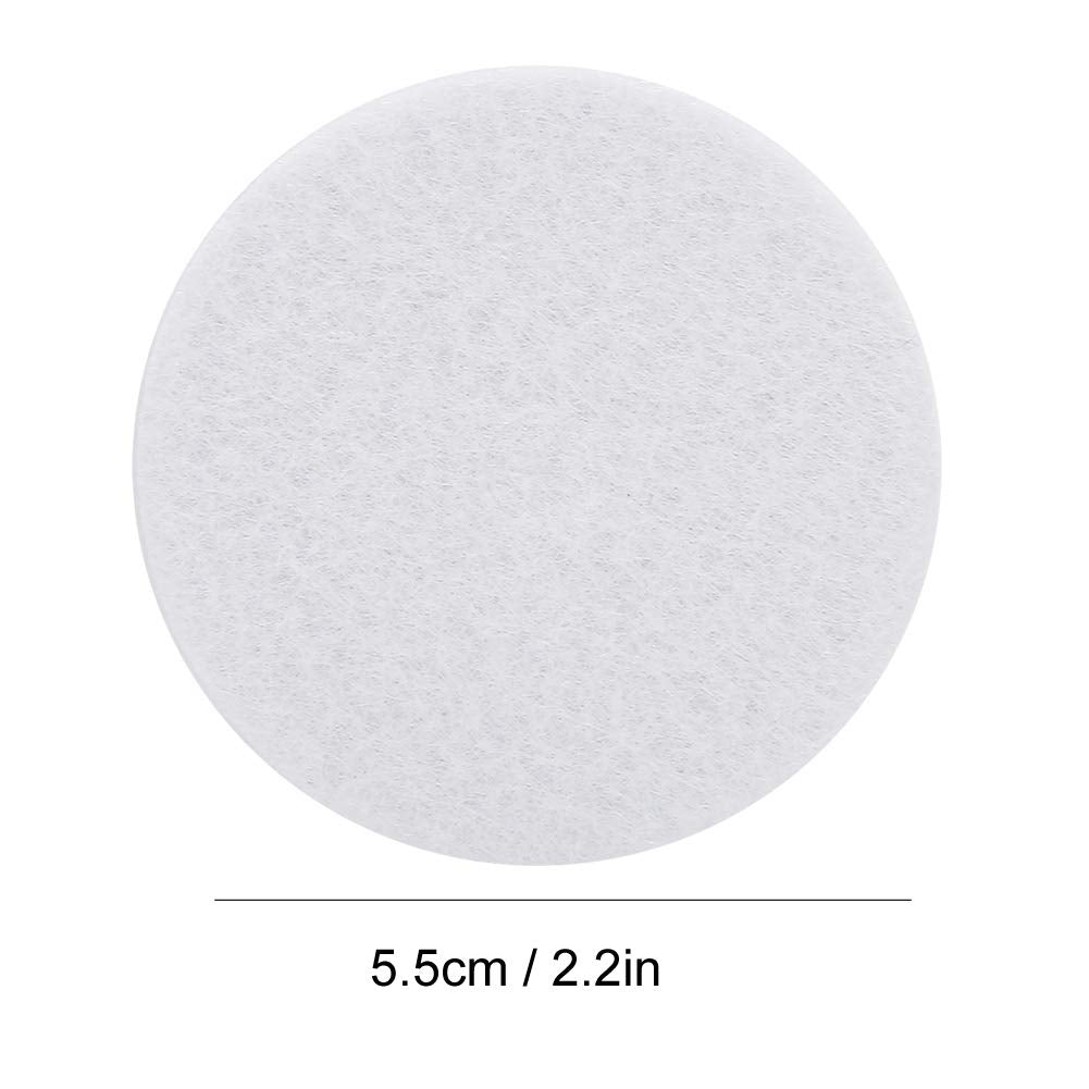 5PCS Aromatherapy Cotton Pads, Portable Essential Oil Diffuser Round Essential Oil Refill Pads Reusable Aroma Therapy Pads for Bathroom, Office, Bedroom and Other Places