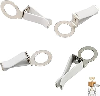 25 Pack Car Air Freshener Vent Clips Replacement Empty Essential Oil Diffuser Bottle Vent Clip Clamp Holder for Car Diffuser Bottle Glass Perfume Diffuser Cars Scents Hanging Freshener