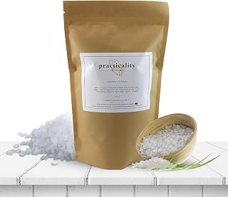 Practicality Magnesium Flakes for Bath |100% Natural USA-Sourced and Manufactured Magnesium Chloride Flakes - Great for Foot & Body Relaxation, Better Absorption Over Epsom Salt | 32 FL OZ | 1 Pc
