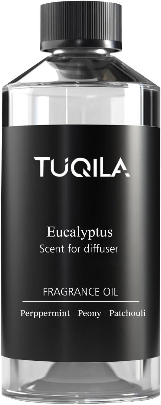 Eucalyptus Essential Oils 500ML Mint Revive Diffuser Scent Oil Purifying Bergamot & Patchouli for Waterless Diffusers, Spa-Grade Breathe Easy Aromatherapy for Home and Welness