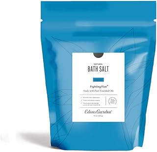Edens Garden Fighting Bath Salt Soak – Immunity Blend with Pure Essential Oils, Epsom & Dead Sea Salt with Magnesium – Natural Relief, Wellness & Relaxation Bath Salts for Women & Men, 10 oz (283 g)