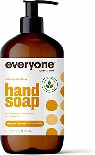 Everyone Liquid Hand Soap, 12.75 Ounce (Pack of 1), Meyer Lemon and Mandarin, made with Essential Oils for Kitchen and Bathroom