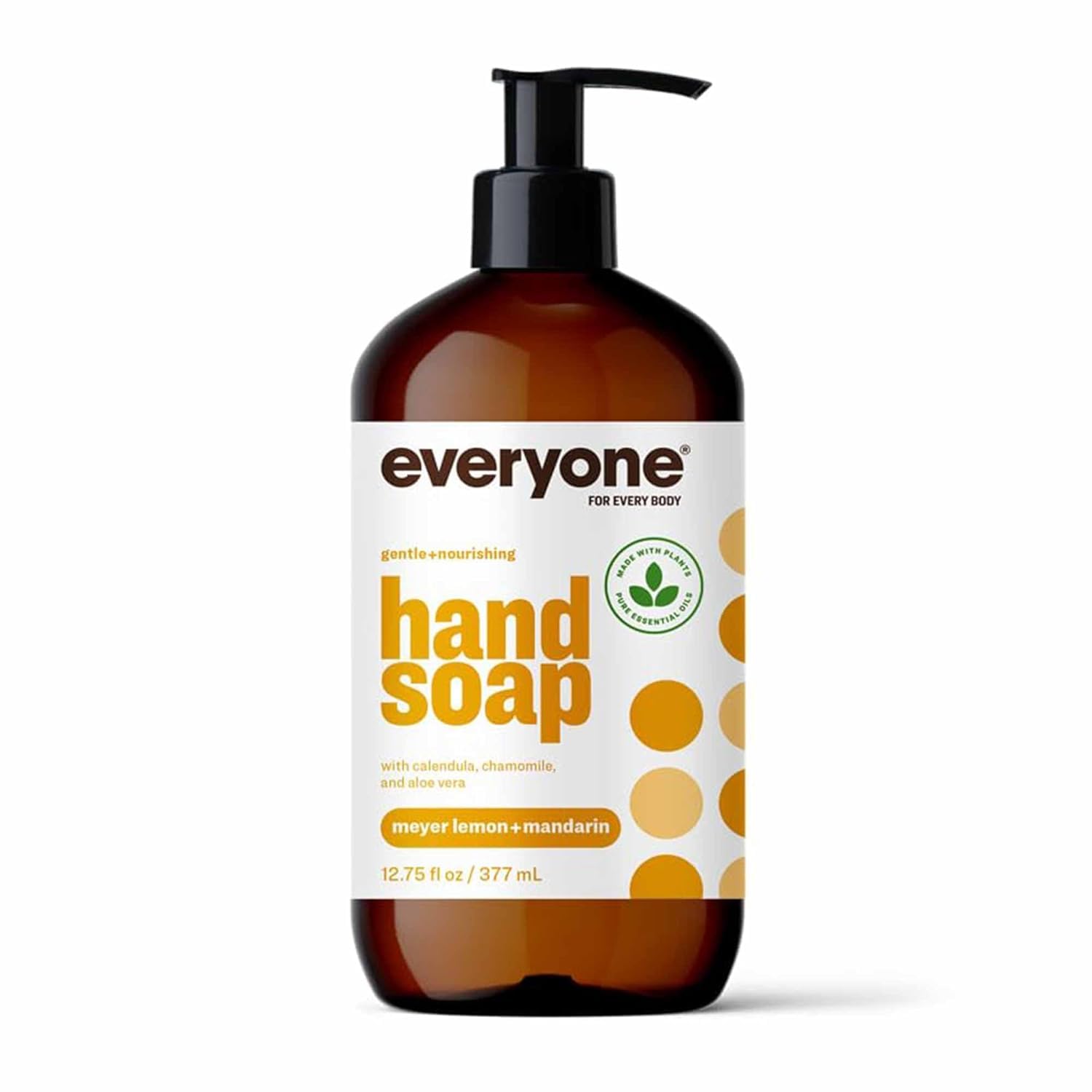 Everyone Liquid Hand Soap, 12.75 Ounce (Pack of 1), Meyer Lemon and Mandarin, made with Essential Oils for Kitchen and Bathroom