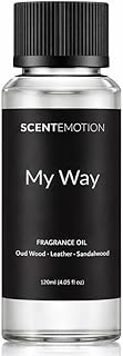 My Way Diffuser Oil Inspired by The 1 Miami Beach Scent, Scent Diffuser Oil with Notes of Cardamom, Leather, Lemon & Iris, Aromatherapy Fragrance, Essential Oil Blend | 120ml, 4.05 fl oz