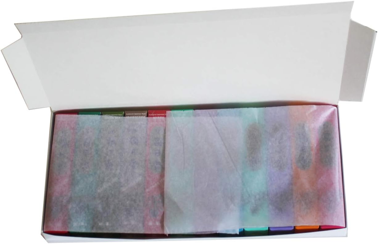 Morning Star Nippon Kodo Incense - 12 Fragrance Assortment (Total 12x50, 600 Sticks) - Sandalwood, Cedarwood, Green Tea, Frankincense, Myrrh, Sage, Musk, Jasmine, Gardenia, Lavender, Amber, Lotus