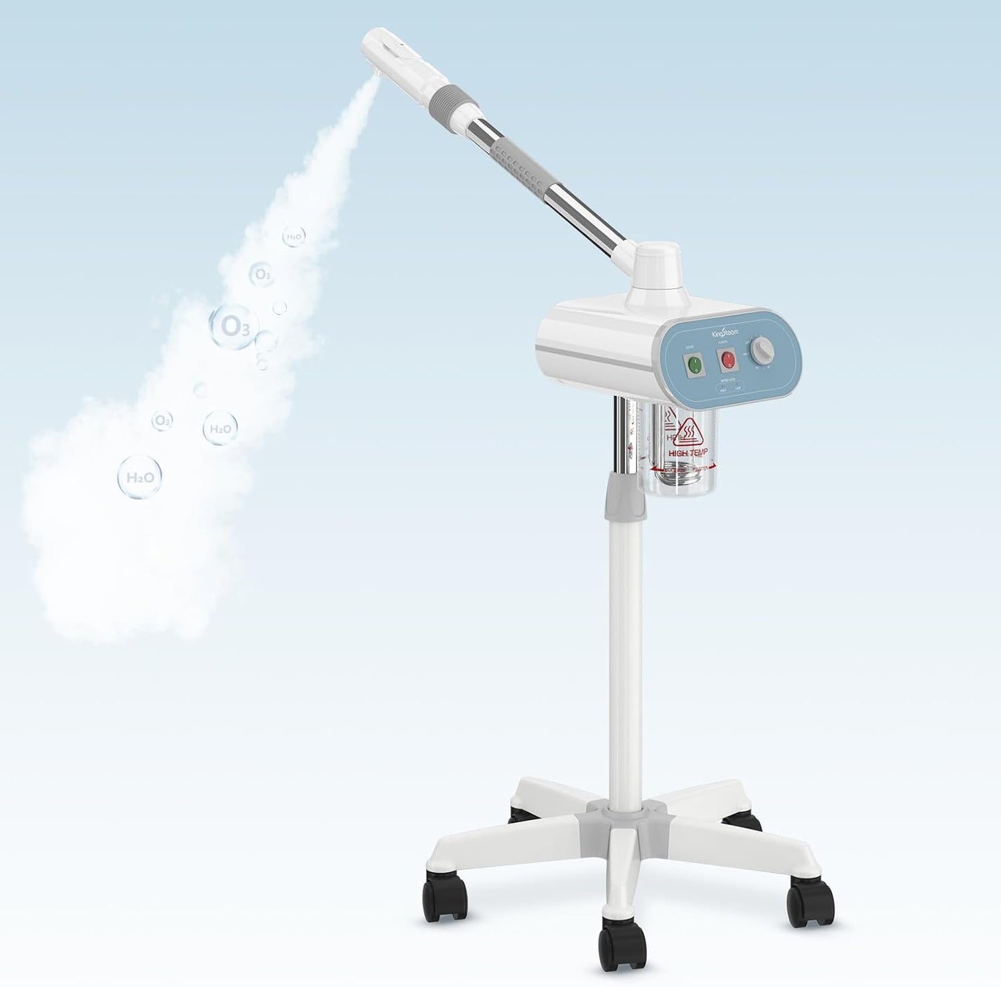 Professional Nano Ionic Facial Steamer with Ozone – 700ml Large Capacity Stand Facial Steamer