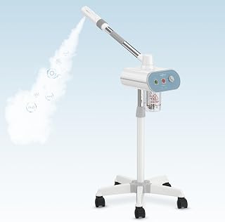 Professional Nano Ionic Facial Steamer with Ozone – 700ml Large Capacity Stand Facial Steamer