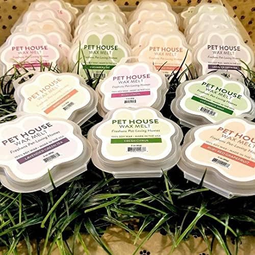 Pet House Hollyberry Scented Christmas Wax Melts - Natural, Long-Lasting, Plant Based Pet Friendly Soy Wax Melts Pack of 2