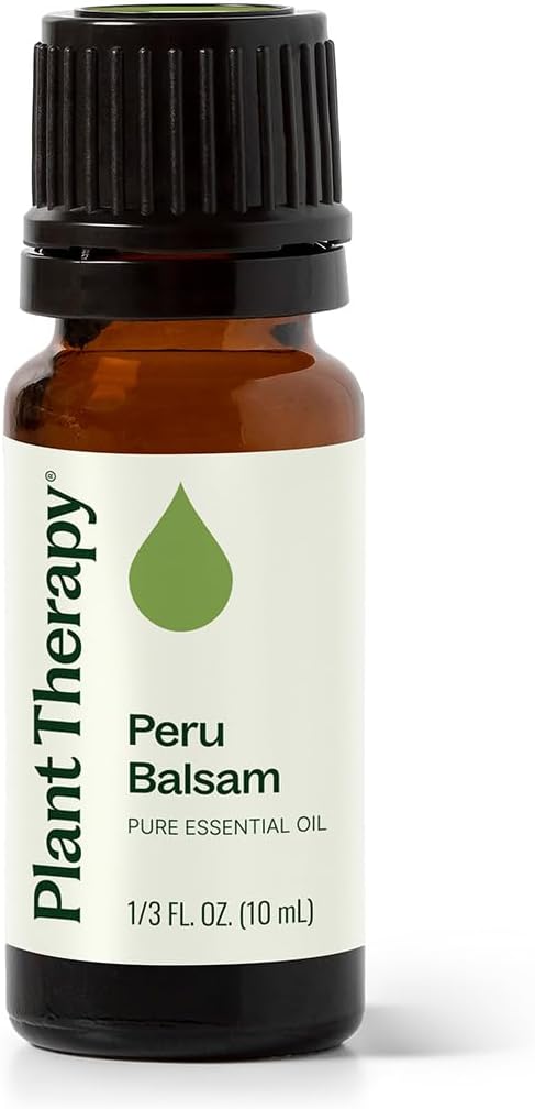 Plant Therapy Peru Balsam Essential Oil 10 mL (1/3 oz) 100% Pure, Undiluted, Calming Aromatherapy for Emotional Balance and Clear Breathing