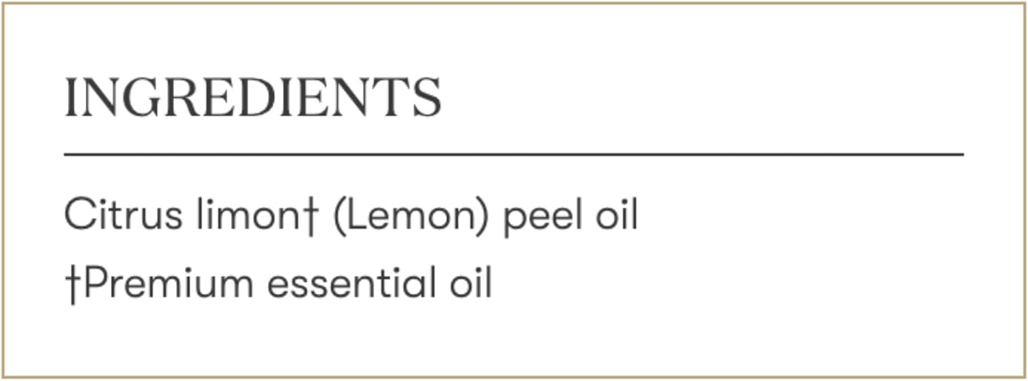 Young Living Lemon Essential Oil | 15 ml | Premium Citrus Oil for Skin Care, Aromatherapy Diffusion & Household Use | Fresh, Zesty Citrus Scent for Authentic Fragrance