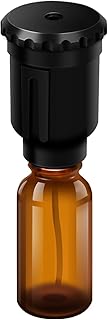 Waterless Diffuser Replacement Nozzle for Essential Oil Nebulizer, Black (1 PC / 20 ml),High-Head Thread Design
