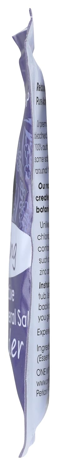 One With Nature Relaxing Lavender Dead Sea Bath Salt Packet, 2.5 OZ