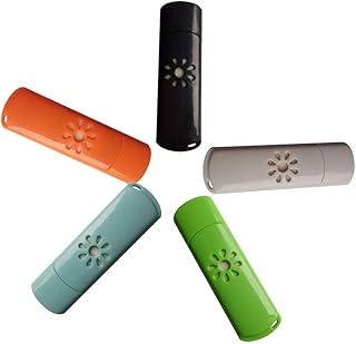 AkoMatial Portable Mini USB Aroma Diffuser with LED Light for Aromatherapy Essential Oil Diffuser Car Air Fresher
