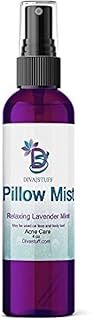Diva Stuff Pillow Mist - Promotes Clear Skin & Protects from Acne-Causing Funk, Cleans Pillows, Pillowcases, Beddings, and Sheets, 4 fl oz