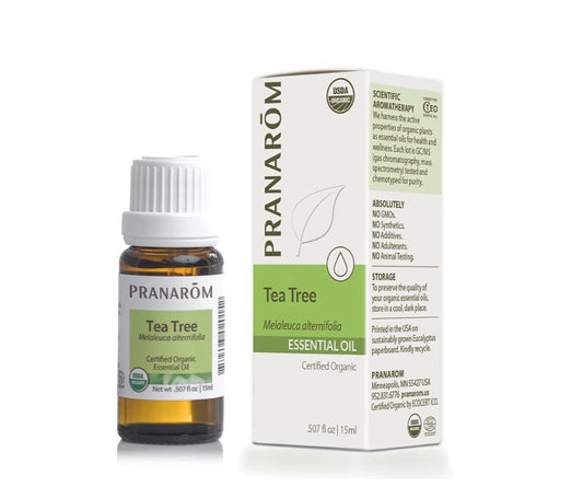 Pranarom USDA Certified Organic Tea Tree Essential Oil (15ml)