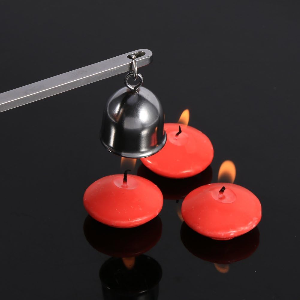 3Pcs Extinguishing Candle Tool Candle Snuffer Stainless Steel Candle Snuffer Trimmer Flame Wick Scissor Set