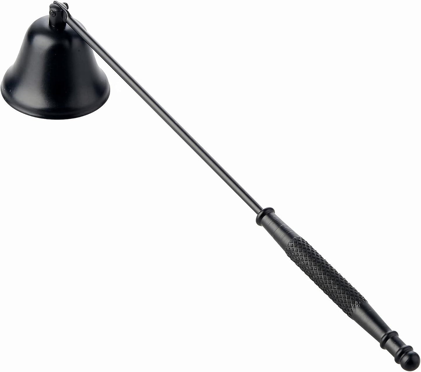 Candle Snuffer Black with Long Handle, Candle Snuffer Extinguisher, Wick Cutter Stainless Steel Wick Clipper Wick Scissor, Candle Wick Trimmer for Candle Aromatherapy Lovers