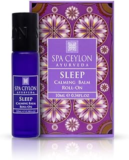 SPA CEYLON Sleep Calming Balm Roll On | Natural Sleep Aid with Soothing Scent | Quick-Acting Bedtime Relief | Travel-Friendly for All Skin Types
