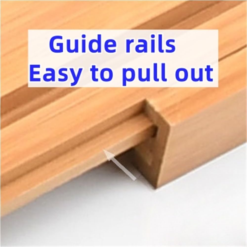 Bathtub Rack, Wood Storage Caddy, Retractable Bathtub Tray, No Need to Install Storage Board, Tray Rack for Bathroom, Bedroom, Lounge