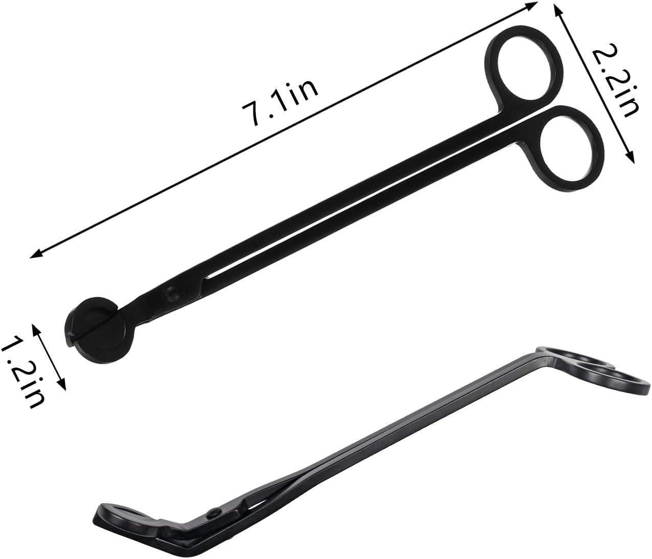Candle Snuffer, Candle Snuffers Wick Snuffer Candle Accessory (Black)