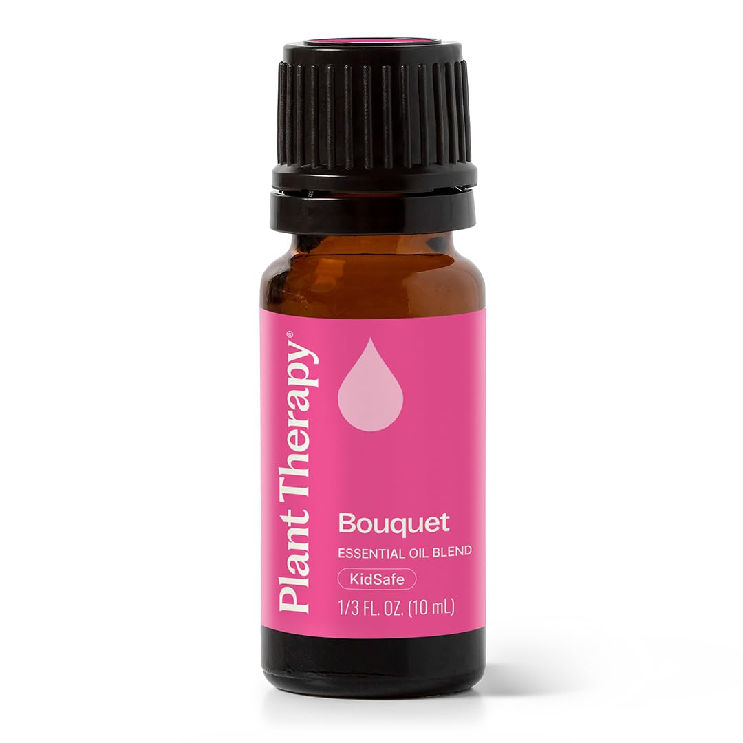Plant Therapy Bouquet Essential Oil Blend 10 mL (1/3 oz) 100% Pure, Undiluted, for Essential Oil Diffuser or DIY Perfume