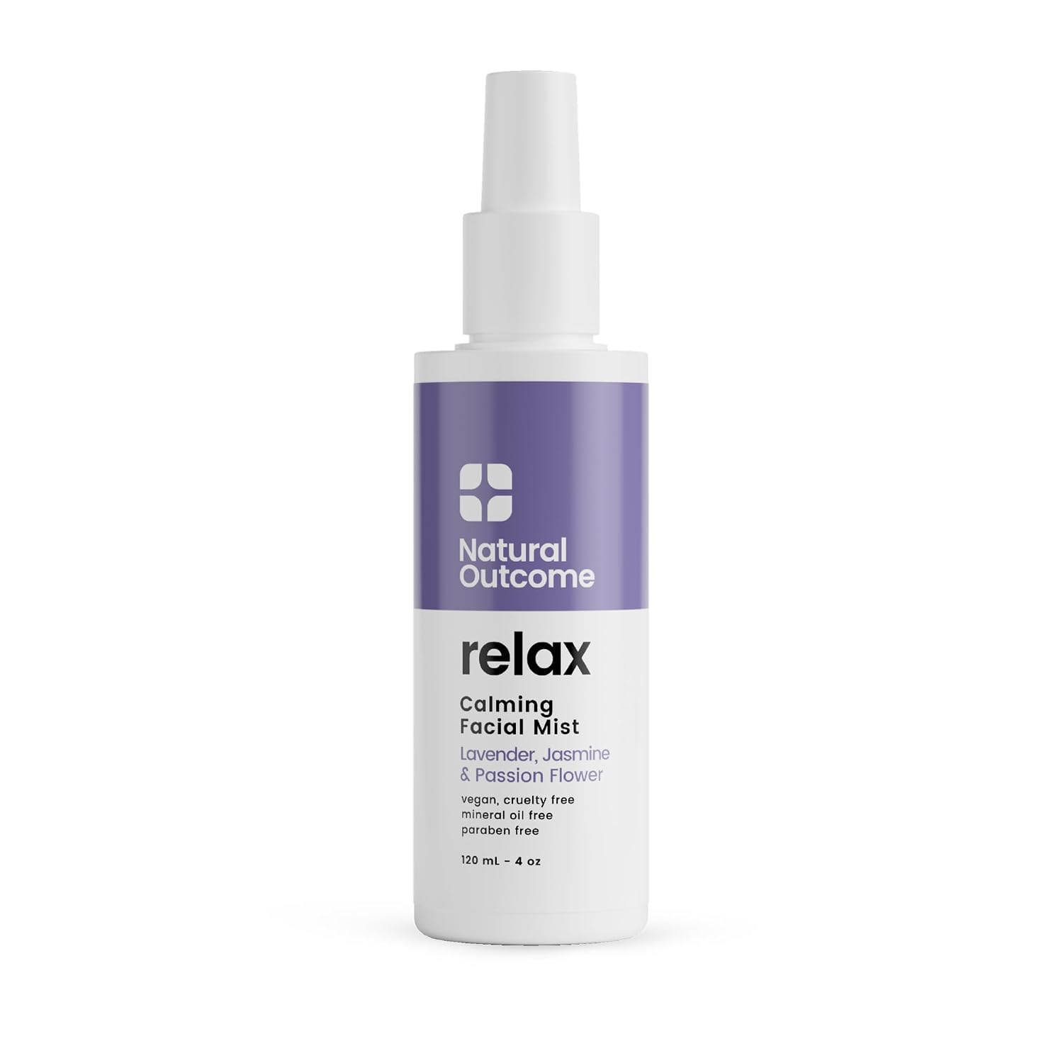 natural outcome Calming Face Mist and Setting Spray - Aromatherapy Face and Body Mist, Relaxing Pillow Mist with 100% Pure Lavender - 4 oz