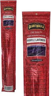 19" Jumbo Fine Quality Long Burning Incense 30 Stick Pack - Choose Your Scent (Purple Lavender)