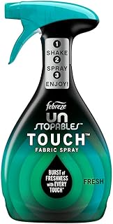 Febreze Unstopables Touch Fabric Spray and Odor Eliminator, Fresh, 27 oz