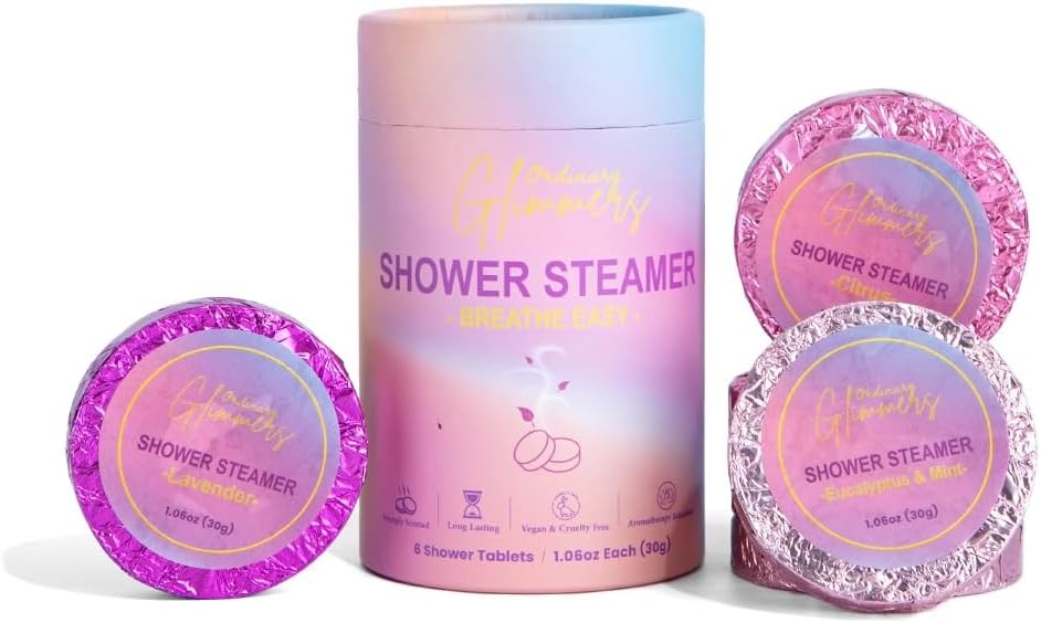 Shower Steamers Gift Set with Lavender, Eucalyptus Mint, and Citrus; Perfect Gifts for Women