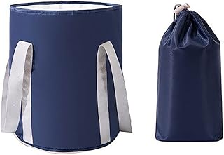 Large Collapsible Foot Bath Basin, Portable Travel Foot Bath Tub, Home Pedicure Foot Spa, 14.2 * 11.8 IN multifunctional Folding Water Bucket for Soaking Feet, Washing, Bathtub, Outdoor, Camping