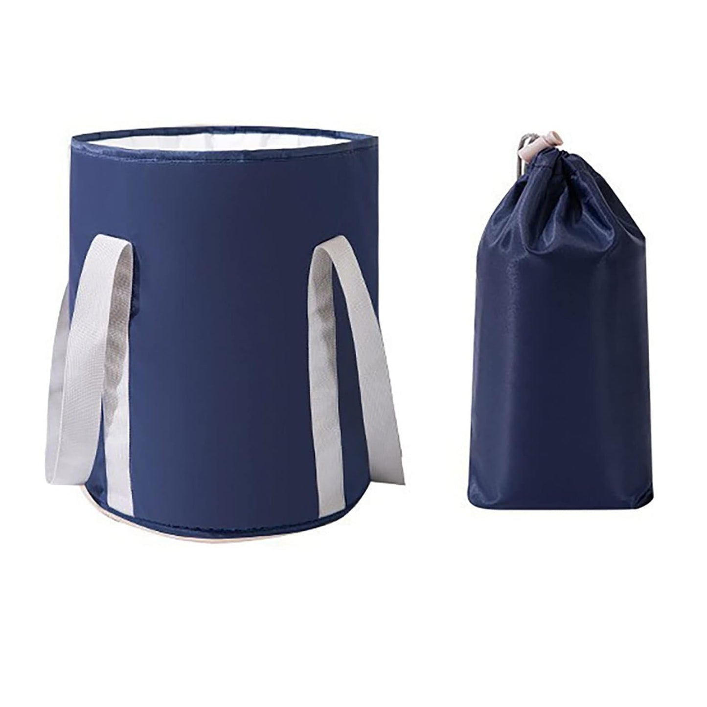 Large Collapsible Foot Bath Basin, Portable Travel Foot Bath Tub, Home Pedicure Foot Spa, 14.2 * 11.8 IN multifunctional Folding Water Bucket for Soaking Feet, Washing, Bathtub, Outdoor, Camping