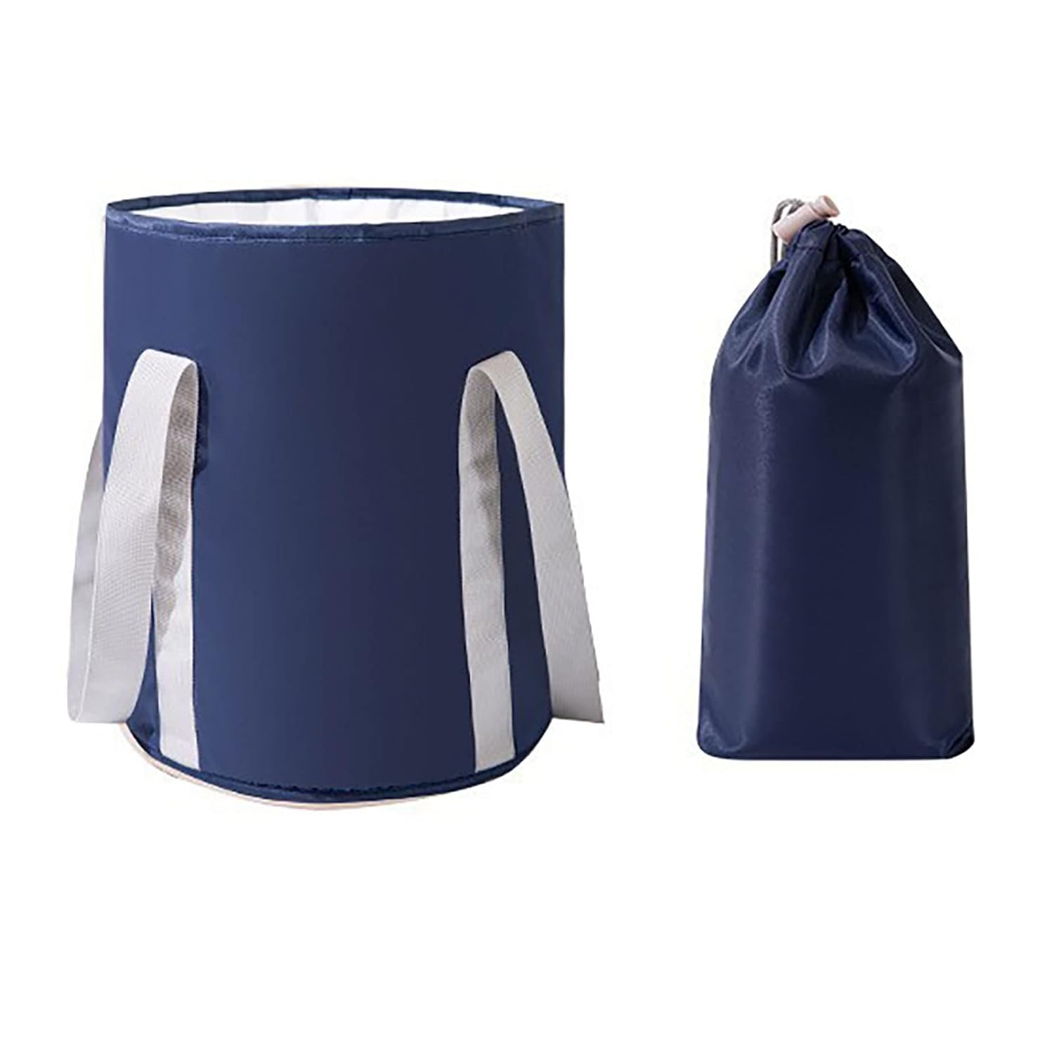 Large Collapsible Foot Bath Basin, Portable Travel Foot Bath Tub, Home Pedicure Foot Spa, 14.2 * 11.8 IN multifunctional Folding Water Bucket for Soaking Feet, Washing, Bathtub, Outdoor, Camping