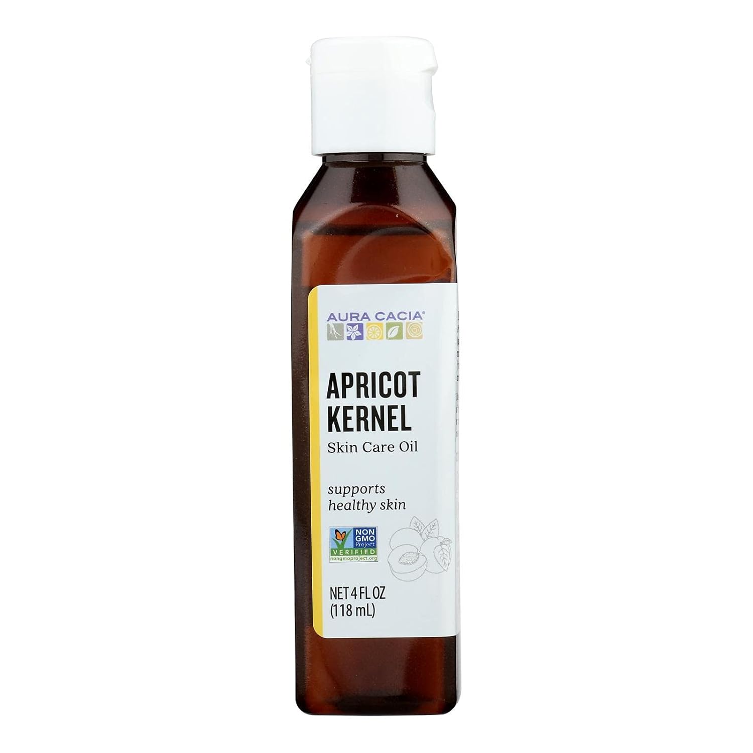 Aura Cacia Natural Skin Care Oil, Rejuvenating Apricot Kernel with Vitamin E, 4 Fluid Ounce
