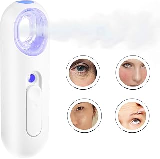 Mist Sprayer 25ML Nano Spray Water Meter - High Frequency Vibration Quiet Design Water/Oil Balance Control Eyelash Extensions Mist Atomization Facial Humectant Steamer Cool Mist Face Beauty Care