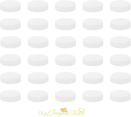 ORIESSE 30Pcs Unscented Essential Oil Perfume Car Air Freshener Refill Pads