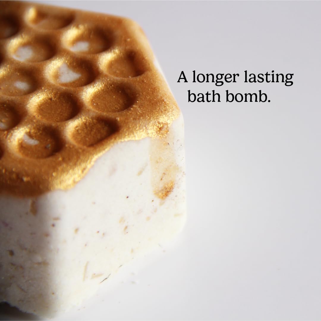 Pacha Soap Co. Froth Bath Bombs - Jasmine Gardenia, Sweet Honey Almond, and French Lavender Scents, Handmade, Nourishing & Moisturizing Bath Bombs with Essential Oils, Made in The USA - 3 Pack