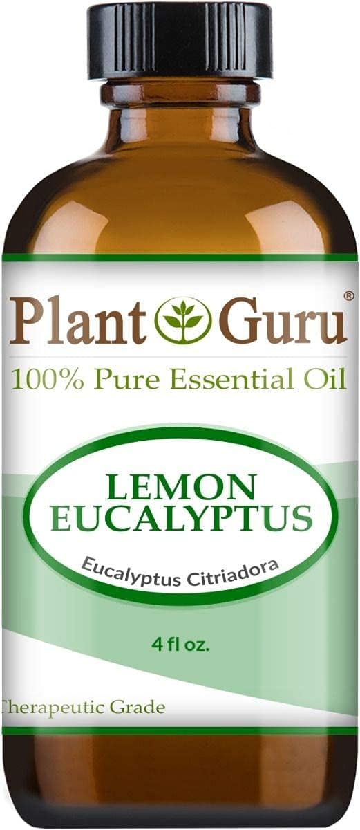 Plant Guru Lemon Eucalyptus 4 oz Undiluted Pure Therapeutic Grade Essential Oil