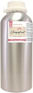 GreenHealth Grapefruit Essential Oil Pink – 32 fl oz (946 ml) – 100% Pure Therapeutic Grade – Aluminum Bottle with Plug Cap – Natural Aromatherapy Oil Bulk Size