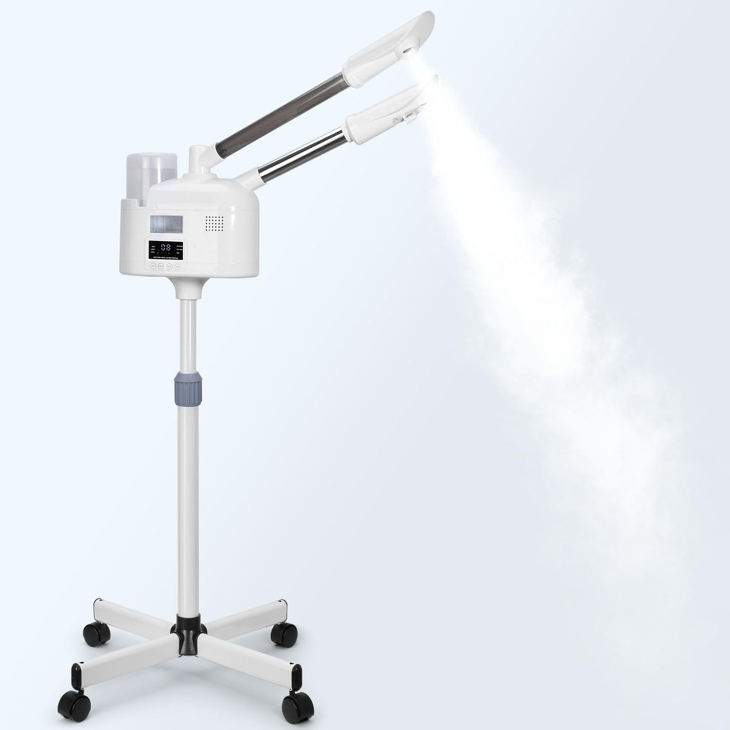 2 in 1 Facial Steamer Upgrade PTC Heating, Professional Face Steamer, Esthetician Steamer with Hot & Cold Mist Steamer for Home Beauty Salon Spa (2 in 1)