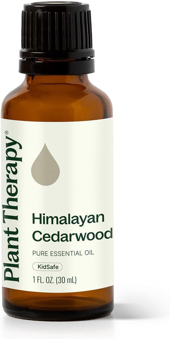 Plant Therapy Himalayan Cedarwood Essential Oil 30 mL (1 oz) 100% Pure, Undiluted, Refreshing Aromatherapy for Mental Focus and Clear