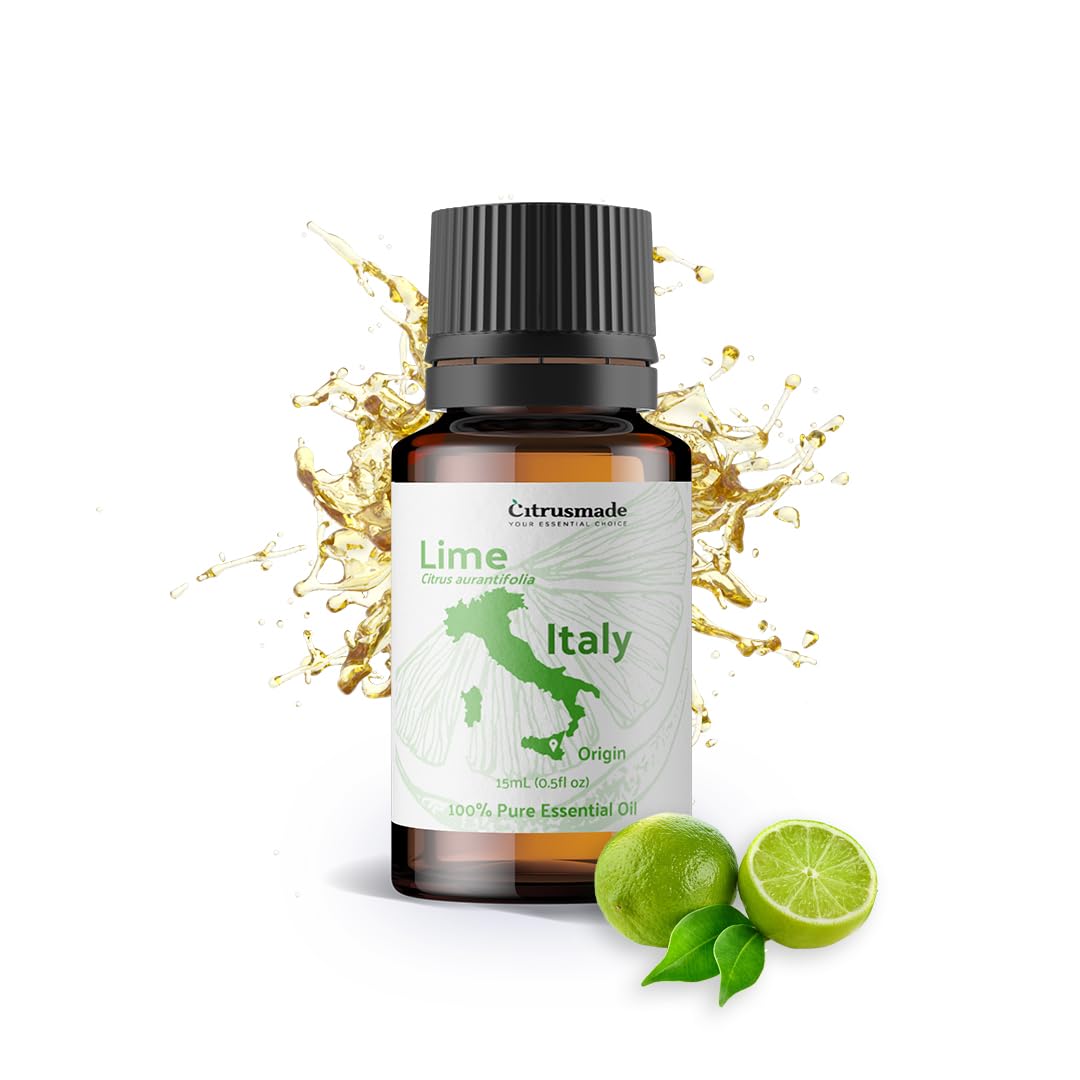 Lime Essential Oil - Direct from Citrusmade in Sicily- Pure Essential Oils for Diffusers and Aromatherapy in The