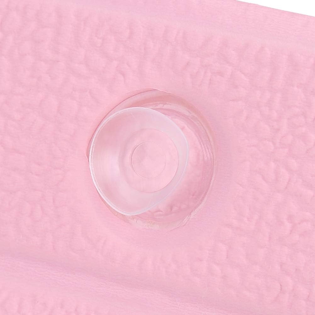 Bath Pillow, Bathtub Head Neck Support, Soft Foam Padded Spa Tub Headrest Back Shoulders Support Cushion Bathroom (Pink)