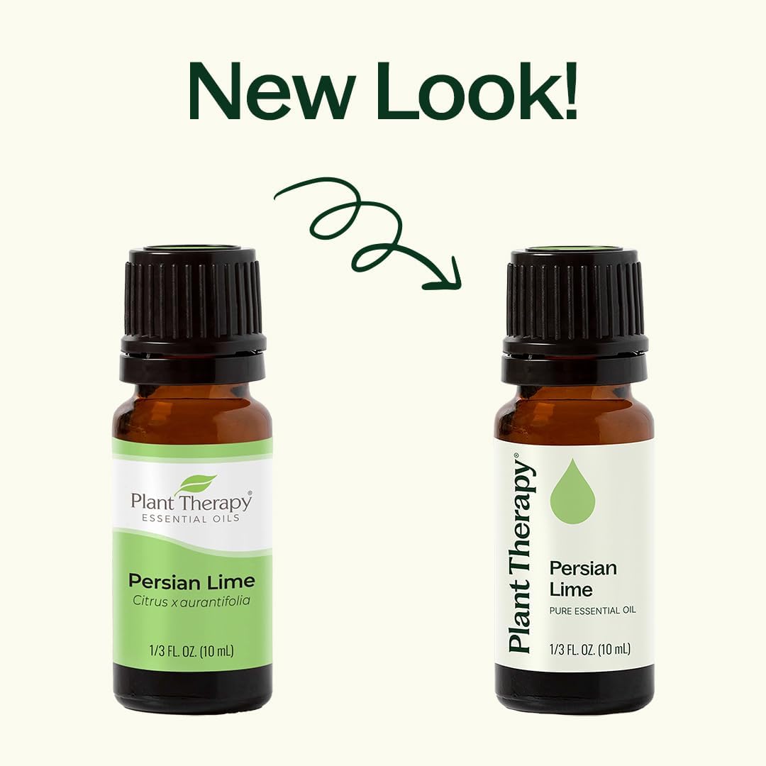 Plant Therapy Persian Lime Essential Oil 10 mL (1/3 oz) 100% Pure, Undiluted, Natural Aromatherapy, Therapeutic Grade