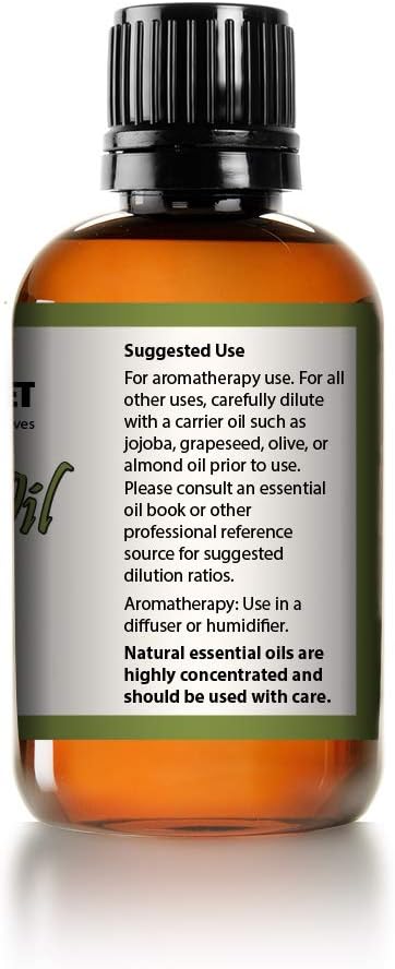 Tea Tree Essential Oil - 100% Pure and Natural Therapeutic Grade Australian Melaleuca Huge 4 oz Glass Bottle